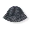 Venta al por mayor de fábrica Cachemira Transfronterizo Otoño e Invierno Nuevo Engrosado Color Sólido Tejido Cálido Protección contra el Frío Protección para los Oídos Gorro Envolvente Sombrero de Pescador