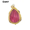 Wt-P2071 Forma Clásica de Gota de Agua Esmalte de Colores Chapado en Oro de 18 Quilates Accesorios Colgantes para Pendientes DIY Decoración de Collares