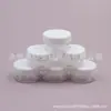 Frasco de creme branco 10g, frasco de refil de creme, frasco de máscara facial, frasco de creme para as mãos 10ml, frasco de esmalte, estojo de sombra