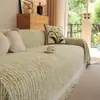 Nova capa para sofá com chaise longue alargada de 230 cm, adequada para todas as estações, simples e elegante