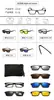 Set de Lentes Polarizados Tr90 con Cinco Lentes Magnéticos, Gafas de Sol Multifuncionales Uv400 Lente Amarillo Visión Nocturna para Conducir