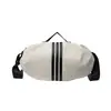 2026 Bolso de Lona Nuevo de Moda Correa Ancha para el Hombro Bolso de Hombro Único Bolso Cruzado Casual Versátil Gran Capacidad Bolso Rayado