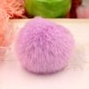 Bola de pelo de coelho Rex sintético 8cm chave carro enfeites pingente celular capa de celular material pingente bola de pelo de coelho Rex sintético acessórios DIY