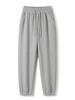 Pantalones Simples de Otoño/Invierno de Han Shu con Forro Polar Engrosados Casuales para Pareja Deportivos Holgados Adelgazantes para Piernas H8018