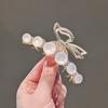 Opala Grab Clip Back Head Disc Cabelo Elegante Grampo de Cabelo Simples Médio Grampo de Cabelo Headwear Tubarão Clip Bow Feminino