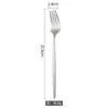 Atacado Transfronteiriço Amazon 1010 Conjunto de Talheres de Aço Inoxidável com Faca, Garfo, Colher e Utensílios de Quatro Peças para Hotel, Comida Ocidental, Churrasco, Revestido de Titânio
