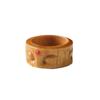 Sândalo Wen Play Anel Giratório Wen Play Personalizado Produto Novo Criativo Olho Incrustado Pedra de Pinheiro Vermelho Acessórios de Anel Giratório