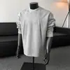 Sudadera de cuello redondo para hombre, nueva para Otoño e Invierno 2025, Camiseta de manga larga de algodón Mamba, Top holgado casual de alta gama