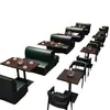 Bar retrô, sofá de canto para lounge, café musical de lazer, hot pot, sobremesa, chá de leite, conjunto de mesa e cadeira para lanchonete