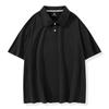Polo de Algodón Puro Logotipo Personalizado Exportación Transfronteriza Camisa Publicitaria de Solapa para Hombre y Mujer Camisa Cultural 190g Polo de Manga Corta