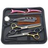 Conjunto Profissional de Tesouras de Cabeleireiro para Cabeleireiros, Tesoura Desbastadora para Barbeiros e Tesoura Desbastadora para Franjas