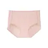Calcinha de algodão de cintura alta que comprime a barriga feminina, sem costura, jacquard, algodão Classe A, fundo antibacteriano, anti-enrolamento, calcinha feminina fina