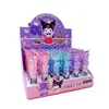 Borrador de Lápiz Limpio Giratorio Iluminado Forma de Crystal de Kuromi Capibara Regalo