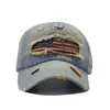 Gorra Nueva Estampada y Bordada Transfronteriza de Amazon, Gorra de Béisbol Vintage Desgastada, Gorra de Pico para el 250º Aniversario