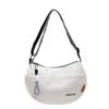 2024 Nueva Bolsa Casual Tipo Dumpling Transfronteriza Simple Moderna de Hombro Cruzada Estilo Coreano Estudiante Clase Viajero Bolsa de Lona