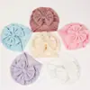 25 Nuevo Sombrero de Punto de Terciopelo Dorado y Seda Transfronterizo Lazo para Bebé Recién Nacido Accesorios para la Cabeza de Niños Frescos y Lindos