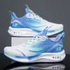 Nuevos Zapatos de Correr con Placa de Carbono de Verano para Hombre, Modelos de Comercio Exterior, Rebotantes, Amortiguación, Zapatos Deportivos Transpirables, Zapatos Transpirables para Estudiantes de Secundaria, Zapatos de Malla