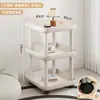 Mesa Auxiliar para Sofá, Mesa de Centro Móvil, Estante de Almacenamiento, Mesita de Noche para Dormitorio, Mini Gabinete Auxiliar de Moda para Apartamentos Pequeños