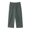 Pantalones Cortos Elásticos de Cintura Alta para Mujer de Amazon, Pantalones Deportivos Finos de Verano, Pantalones Harem Holgados, Pantalones Casuales para Mujer de Tallas Grandes en Stock
