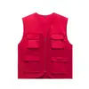 Chaleco de Ropa de Trabajo Cuatro Estaciones Chaleco de Ropa de Protección Laboral Ropa de Verano Conducción Obra de Construcción Chaleco de Construcción Logo Impreso 001