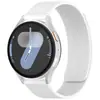 Adequado para Huawei, Samsung e Xiaomi Watch 4/5/6 Interface Plana 20/22mm Pulseira de Silicone Magnética com Padrão Lichia