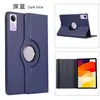 Funda de Cuero Adecuada para Tablet Redmi Padse 11, Funda Protectora Giratoria 360 Grados con Patrón de Lichi para Redmi Se 8.7