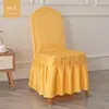 Novas capas de cadeira de hotel espessadas, capas de cadeira de jantar para casa, capas de cadeira curvas, capas de banqueta universais e especializadas