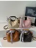 Las Bolsas Pequeñas Populares de Este Año para Mujer en Verano son Versátiles Bolsos Cruzados de Moda Nueva 2025, Bolsos de Cubo de Mano Casuales Simples