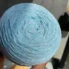Hilo de burbujas mágico de doble luz hilo hueco hilo hecho a mano oso de peluche muñeca hilo de seda brillante