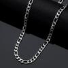 Silin Lote Directo de Fábrica Collar de Acero de Titanio para Mujer Cadena 0 Cadena de Labios Chapado en Oro Verdadero 18k Cadena para Clavícula Collar Cadena
