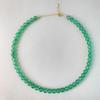 Collar de Bolas de Ónice con Cuentas de Estilo Japonés y Coreano, Moda de Nicho, Clásico, Combinable, Lujo Ligero, Retro, Cadena de Clavícula de Alta Calidad para Mujeres