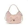 Bolso Bandolera de Hombro con Cadena Popular de Lunares Frescos Moda Verano 2026 Nuevo con Lazo para Mujer