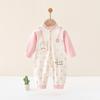 Enterizo para Bebé Ropa de Primavera y Otoño Bebé Algodón Puro Clase A Ropa para el Hogar Mono de Manga Larga para Recién Nacido Pijama