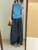 Chaleco de Punto con Cuello Alto para Mujer 2026 Otoño Nuevo Estilo Coreano Ropa Exterior Casual Ajustado Prenda Interior Top sin Mangas