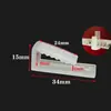 Clipe para Fita de LED Fivela Fixadora para Fita de LED Suporte com Encaixe Clipe para Fio de Fita de LED Clipe Plástico para Fita de LED Fixa