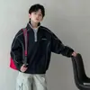 Moletom com gola alta para meninos, estilo primavera/outono, nova coleção 2026, moderno e estiloso, para crianças de tamanho médio e grande, peça básica casual, roupa de outono para meninos
