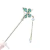 Pasador de Mariposa para Mujer, Pasador de Alto Nivel Estilo Chino Nuevo, Tocado Xiuhe Estilo Antiguo, Joyería de Pasador con Borla y Movimiento de Pasos