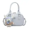 Bolsa de Bowling de Mão Tendência de Alta Qualidade para Mulheres, Bolsa de Ombro Moda Estilo Coreano, Nova Bolsa Transversal de Design de Nicho 2026