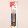 Pincel de aquarela e óleo direto da fábrica conjunto de pincéis para estudantes de arte 12 cores Cabo plano ponta chata pincel a óleo atacado