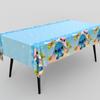 Feliz cumpleaños Mantel impermeable inglés mantel desechable decoración de fiesta decoración de fiesta suministros de decoración de ambiente