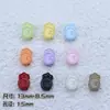 Nueva Cadena para Teléfono Móvil de Aleación con Cuentas de Rábano Pintado Accesorios DIY Llavero Pulsera Creativa Hecha a Mano Material de Fruta
