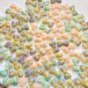 Nuevos Accesorios de Arte para Uñas Mini Moños de Colores, Moños con Estampado de Flores, Accesorios Portátiles para Uñas y Cabello, Pequeños Accesorios de Resina