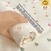 Juego de sábanas de gasa de doble capa para maternidad e infantil Clase A, pieza individual para estudiantes, sábana individual/doble para dormitorio, juego de tres piezas de funda de almohada, adecuado para todas las estaciones