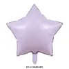 Globo de Película de Aluminio Estrella de Cinco Puntas Versión Ligera de 5 Pulgadas 10 Pulgadas 18 Pulgadas Globo Estrella de Color Puro Decoración para Fiesta de Cumpleaños Venta al por Mayor