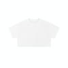Talla Europea Algodón Puro Estilo Chica Picante Crop Top Holgado Camiseta de Manga Corta para Mujer con Logo, Crop Top con Envío Mismo Día