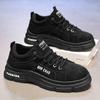 Sapatos de Trabalho Confortáveis e Fashionáveis Estilo Coreano Primavera e Outono 2025, Tênis Casuais Resistentes ao Desgaste, Calçados Masculinos para Workwear