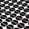 Pegatinas Redondas Personalizadas con Logo de Coche, Pegatinas de Plástico, Papel de Etiqueta Transparente Autoadhesivo de PVC con Dibujos Animados, Cristal