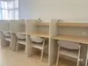 Estudio Escritorio y Silla de Aprendizaje Cerrados Partición Inmersiva Entrenamiento para Examen de Admisión de Posgrado Computadora Única Escritorio Simple Moderno Estudio