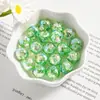 Cuentas de Concha, Cuentas Redondas de Cristal, Cadena para Teléfono DIY, Accesorios de Joyería de Resina, Cuentas de 12 mm, Estilos Mixtos, Venta al por Mayor