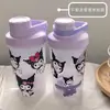 Yuguiru transparente de grande capacidade Plástico Copo de Água Copo de Garrafa de Água Fofo Copo Portátil para Verão Chaleira de Estudante Copo Portátil